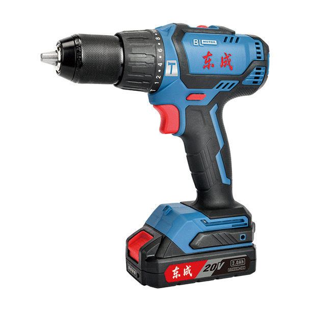 [00001120008] 东成20V无刷双速起子冲击电钻（东成）/2.0Ah双包/塑箱