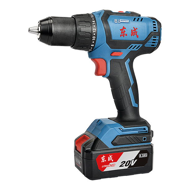 [00001110022] 东成20V无刷双速起子电钻（东成）/4.0Ah双包/塑箱