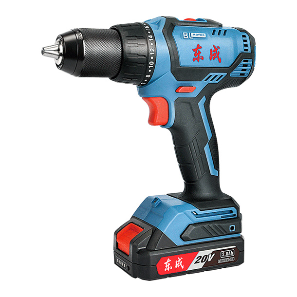 [00001110043] 东成20V无刷双速起子电钻（东成）/2.0Ah双包/塑箱
