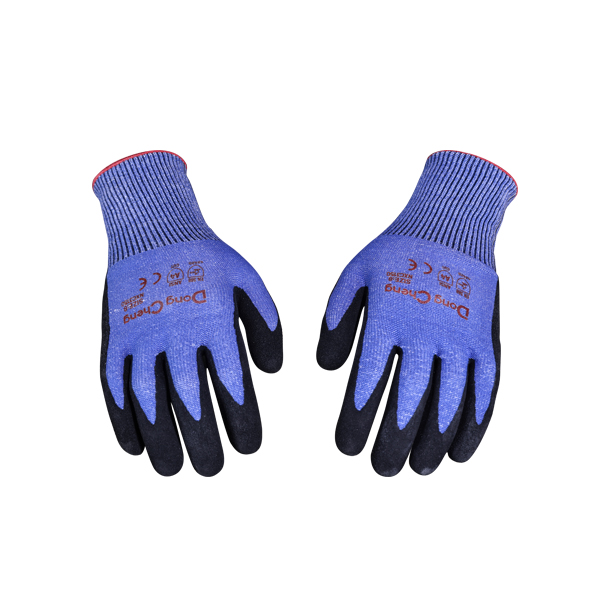 [30179901008] 东成8″丁腈磨砂防割手套（掌浸）/东成