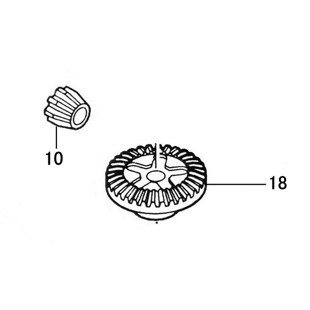 [30005090181] 东成齿轮（大小锥齿轮）