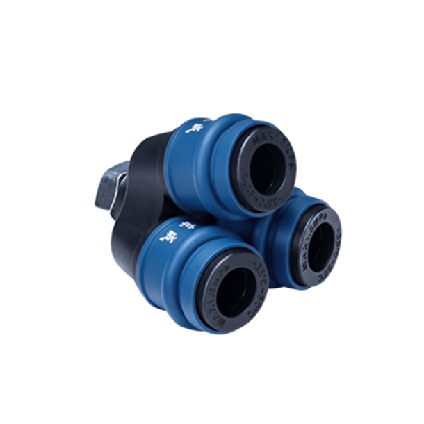 [30171800057] 东成气动快接圆三通（塑钢）/东成